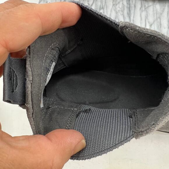 Timberland Womens 10 Boots Gray Suede Bluebell Lane Chelsea Pull On Ankle A24XZ - Picture 9 of 12